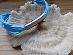 Náhrdelník - Tři kuličky larimaru