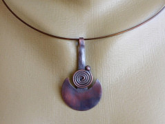 Náhrdelník - Tři kuličky larimaru