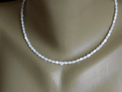 Náhrdelník - Tři kuličky larimaru