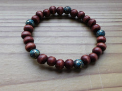 Náhrdelník - Tři kuličky larimaru