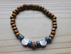 Náhrdelník - Tři kuličky larimaru