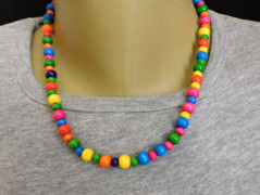 Náhrdelník - Tři kuličky larimaru