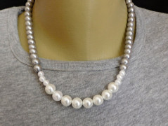 Náhrdelník - Tři kuličky larimaru