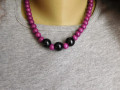 Náhrdelník ´- fialkové korálky