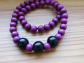 Náhrdelník ´- fialkové korálky