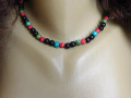 Náhrdelník - korálky barevné