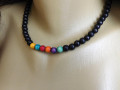 Náhrdelník - korálky barevné