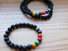 Náhrdelník - Tři kuličky larimaru