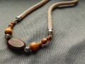 Náhrdelník do hněda