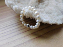 Náhrdelník - Tři kuličky larimaru