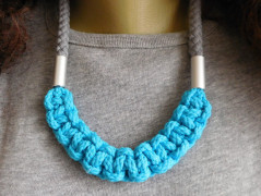 Náhrdelník - Tři kuličky larimaru