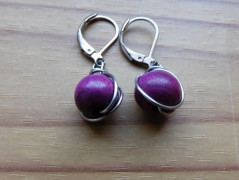 Náhrdelník - Tři kuličky larimaru