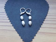 Náhrdelník - Tři kuličky larimaru