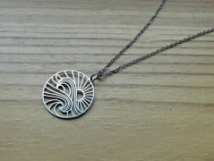 Náhrdelník - Tři kuličky larimaru