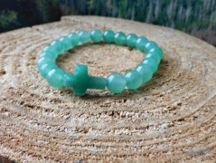 Náhrdelník - Tři kuličky larimaru