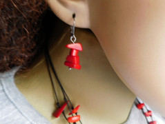 Náhrdelník - Tři kuličky larimaru