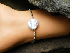 Náhrdelník - Tři kuličky larimaru