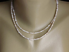 Náhrdelník - Tři kuličky larimaru