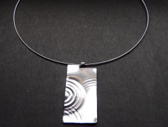 Náhrdelník - Tři kuličky larimaru