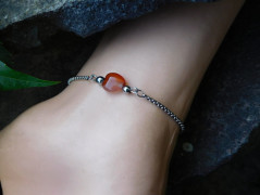 Náhrdelník - Tři kuličky larimaru