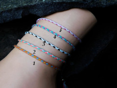 Náhrdelník - Tři kuličky larimaru