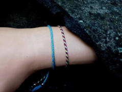 Náhrdelník - Tři kuličky larimaru