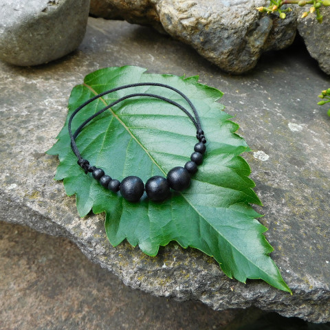 Náramek dřevěný dřevo náramek černé 