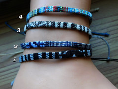 Náhrdelník - Tři kuličky larimaru