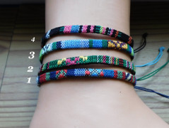 Náhrdelník - Tři kuličky larimaru