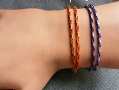 Náhrdelník - Tři kuličky larimaru