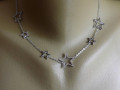 Náhrdelník nerezový s hvězdičkami