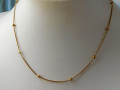 Náhrdelník -zlatá nerez ocel