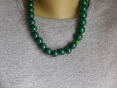 Náhrdelník - Tři kuličky larimaru