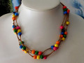 Náhrdelník -barvičky na krátko...