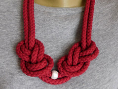 Náhrdelník - Tři kuličky larimaru