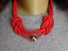 Náhrdelník - Tři kuličky larimaru