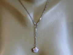 Náhrdelník - Tři kuličky larimaru