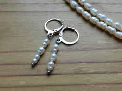 Náhrdelník - Tři kuličky larimaru