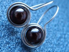 Náhrdelník - Tři kuličky larimaru