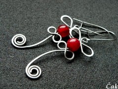 Náhrdelník - Tři kuličky larimaru