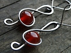 Náhrdelník - Tři kuličky larimaru