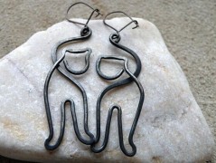 Náhrdelník - Tři kuličky larimaru