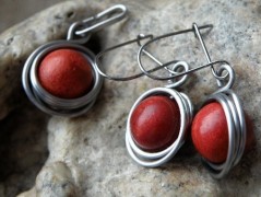 Náhrdelník - Tři kuličky larimaru