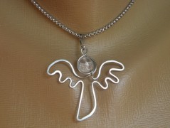 Náhrdelník - Tři kuličky larimaru