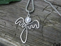 Náhrdelník - Tři kuličky larimaru