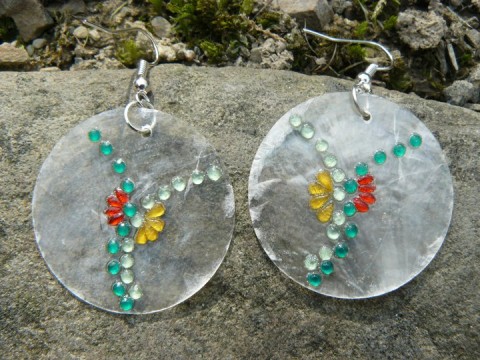 Mléčná placička se vzorem 