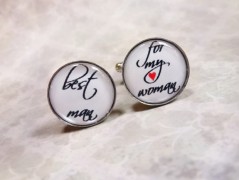 náušnice Linecké cukroví -chir.ocel