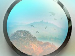 náušnice Linecké cukroví -chir.ocel