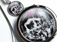 náušnice Linecké cukroví -chir.ocel