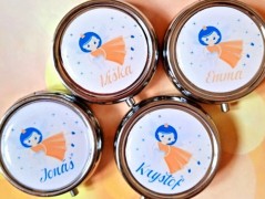 náušnice Linecké cukroví -chir.ocel